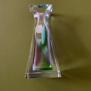 Handmade Russian Confetti Drip Crystal Vase